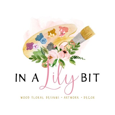 Paint Brush Logo, Watercolor Logo, Paint Palette Logo, Handmade Logo