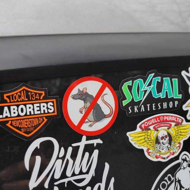Pair - Your Feelings DONT BELONG on the Jobsite Funny Hard Hat Stickers | Motorcycle Welding Safety Helmet Decals Toolbox Lunchbox Label