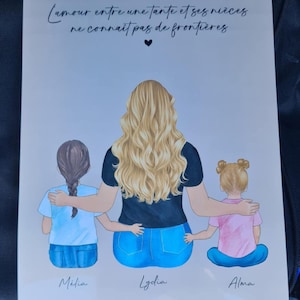 Regalo Per Zia Da Nipote E Nipote - Targa Decorativa Acrilica Con Incisione Laser, Per Compleanno E Festa Della Mamma