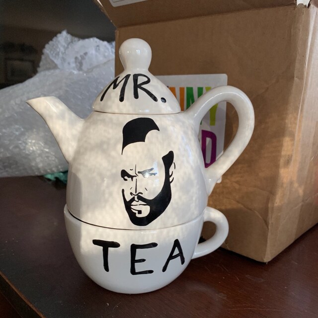 Mr. T Tea Teapot Tea For One By Lennymud on Etsy Etsy