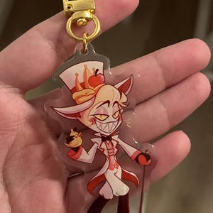 Llaveros inspirados en Hazbin Hotel (アラスター、チャーリー