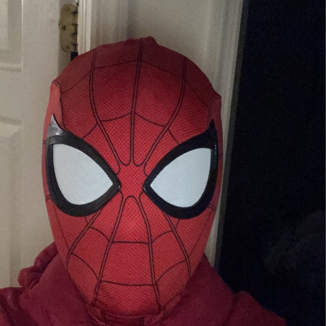 組み立て済みスパイダーマンマスク トム・ホランド レプリカ フェイス