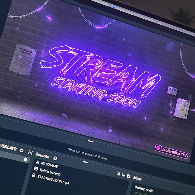 Animated DARK Stream overlays package for Twitch, Youtube, OBS, Streamlabs in topographic dark style