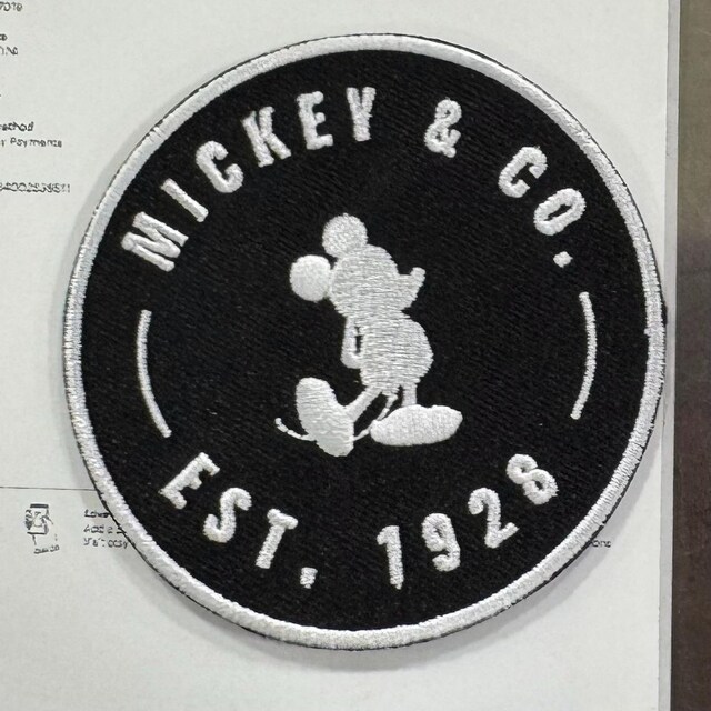 Mickey Mouse Embroidered Patch: Disneyland Iron on (3x3 Inch