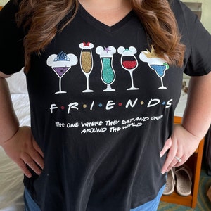 Disney Themed FRIENDS Princess Drinking 