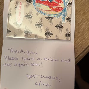 Lena added a photo of their purchase