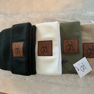 Pocket Patch Knit Beanie