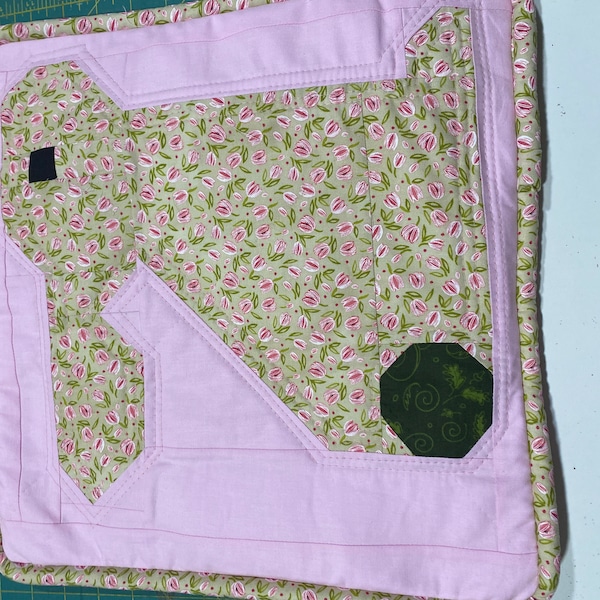 PDF Easter Quilt Pattern - Green Bunny Quilt Pattern - Etsy
