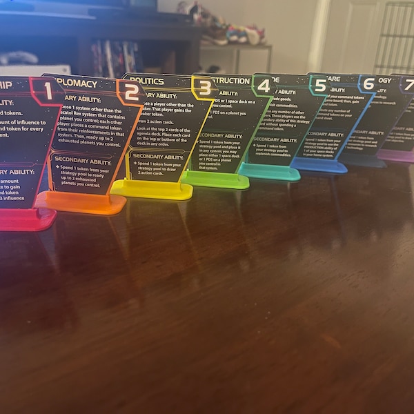 Twilight Imperium Strategy Card Holders - Etsy