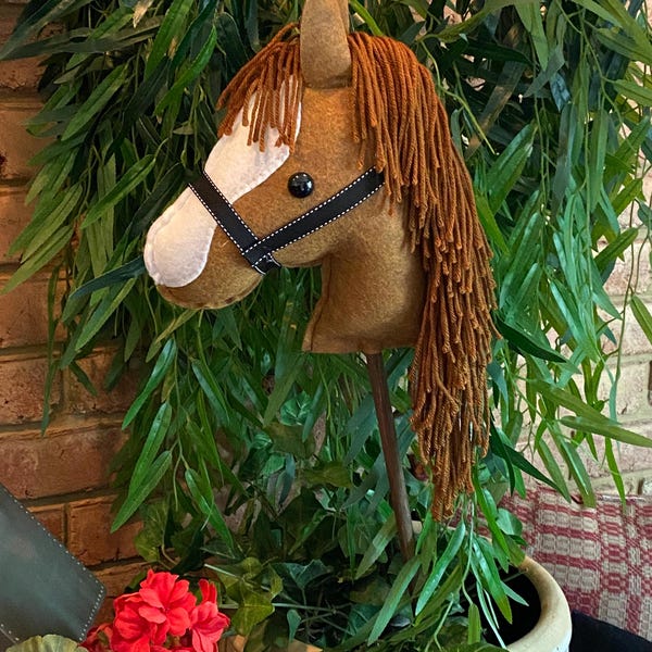 Bullseye Inspied Stick Horse - Etsy