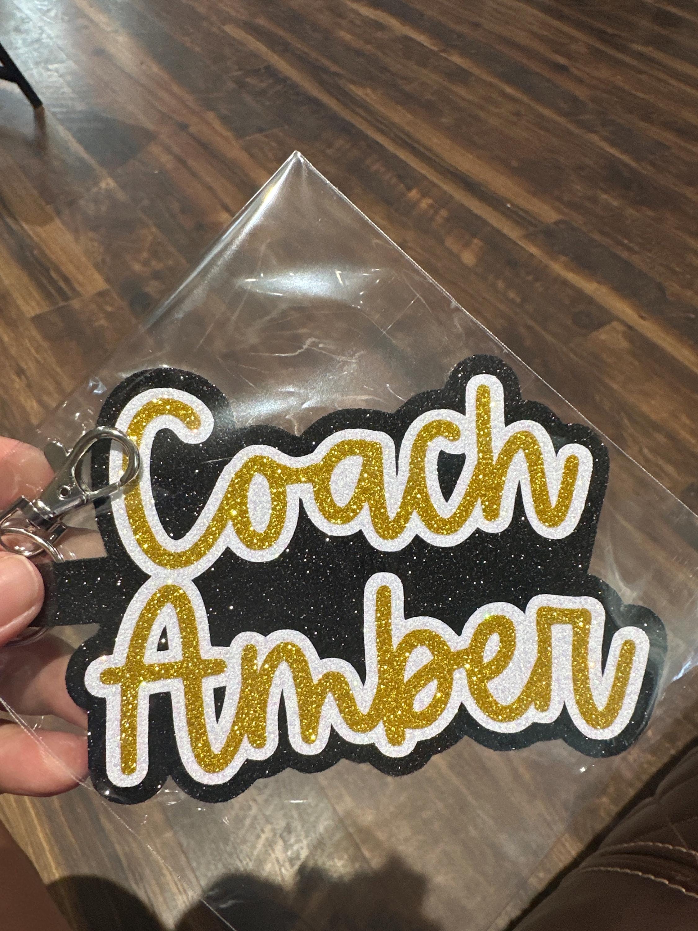 Glitter Cheer Tag Available, Backpack Team Name Glitter All Star Elite Tag Personalized Season Customizable