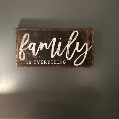 Modern Farmhouse Wall Decor Family is Everything Entryway - Etsy