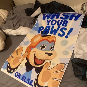 FNAF Security Breach Wash Your Paws In-game Poster Digital 