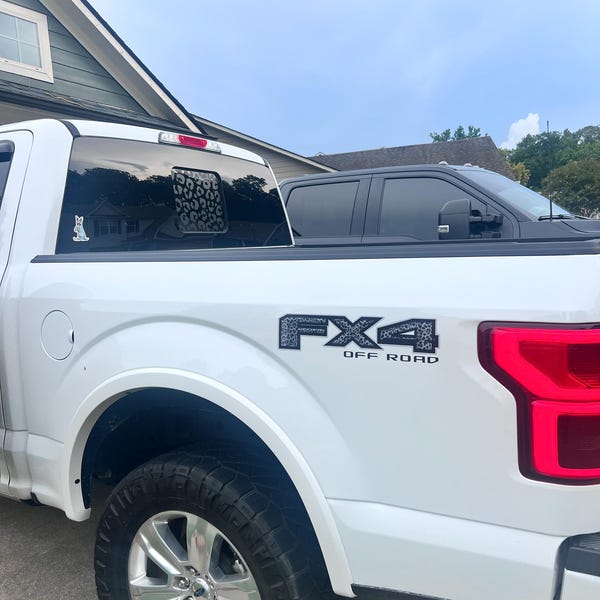 STX 4X4 Decals Stickers for Ford F150 Carbon Fiber Blackout - (set of 2 ...