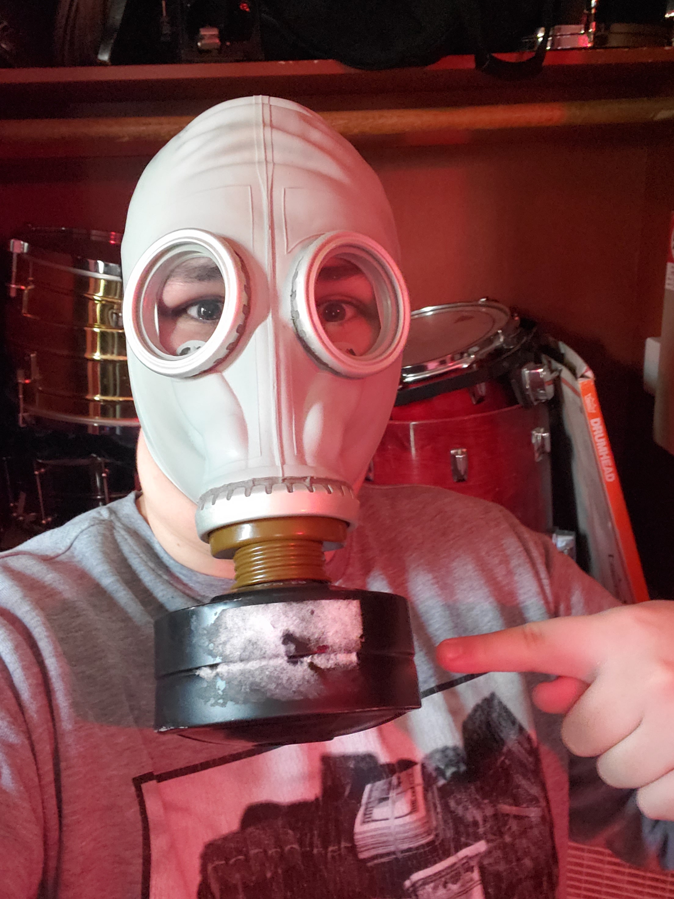 modern gas mask
