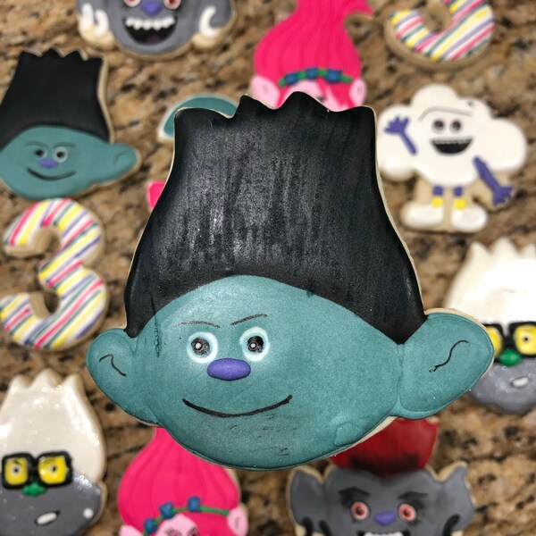 Grumpy Troll Face / Branch / Troll Inspired Cookie Cutter - Etsy