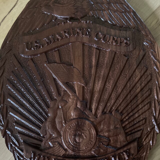 USMC Military Police MP Badge - Etsy