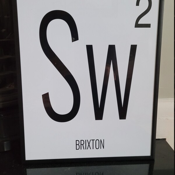 Ealing Art Print, W5 Postcode Art Print, Framed London Print, London ...