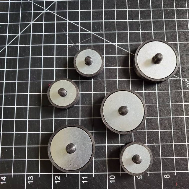 Vintage Mate Weights Set of 6 ≈ Sewing Fabric Pattern Weights 3 sizes