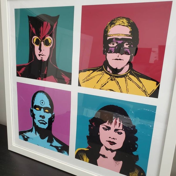 Watchmen Pop Art Poster Silk Spectre Laurie Juspeczyk Blake Jupiter ...