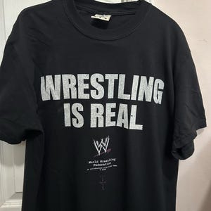 Wrestling is Real T-shirt | John, Rock & Travis Merch - Comfort