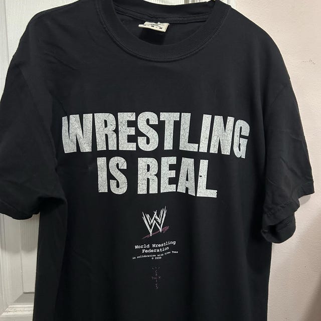 Wrestling is Real T-shirt | Travis Scott, John & Rock Pro