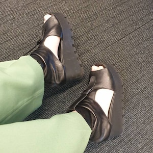 Women Summer Genuine Leather Weave Platform Shoes