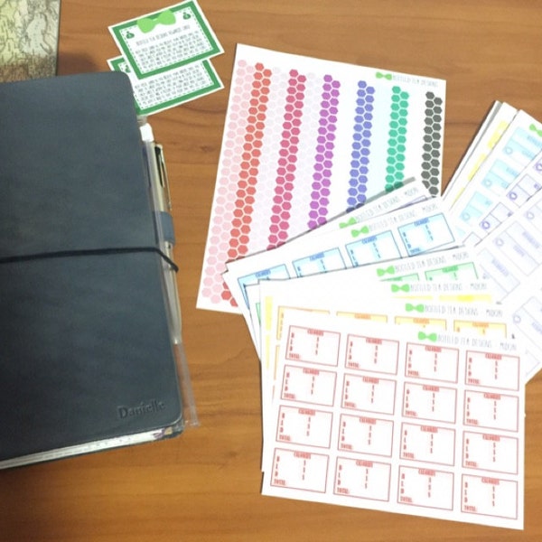 Calorie Counting Stickers (set of 16) Item #016 - Etsy