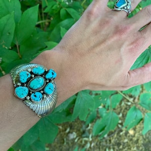 70’S NAVAJO INDIAN JEWELRY BANGLE Vintage 1970s Sterling Silver Navajo Indian Head Coin
