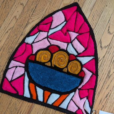 Scorpio Star Sign Custom Tufted Decor Rug, Astrology, Purple White ...