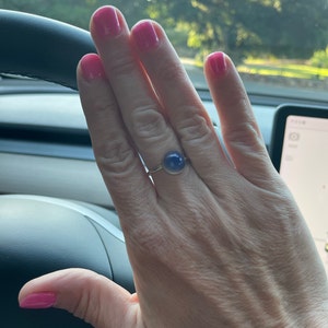 Mood Ring, 14kt Gold, Color Changing Stone