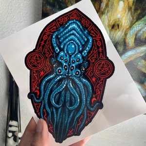 Adesivo Cthulhu, Adesivo Lovecraft, Adesivo Per Auto Mythos - Foto 5