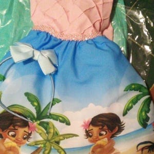 Moana Baby Dress/ Moana Birthday Outfit/ 2nd 3rd 4th Party Dress/ 1st Birthday Dress/ Moana Birthday Dress Costume/ Moana tutu/ 1st birthday