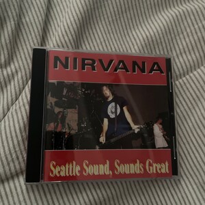 Nirvana Live 1 CD 1991 Seattle Sound Sounds Great Live in Italy