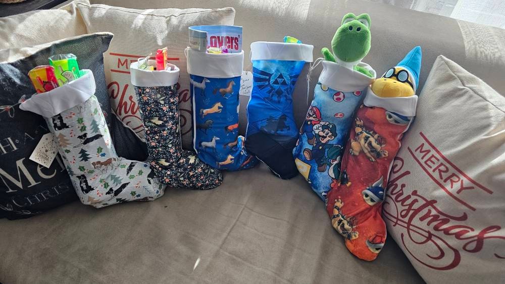 Personalized Photo Name Christmas Stockings Custom Stockings Family Stockings  Stockings Christmas Stockings  Stocking