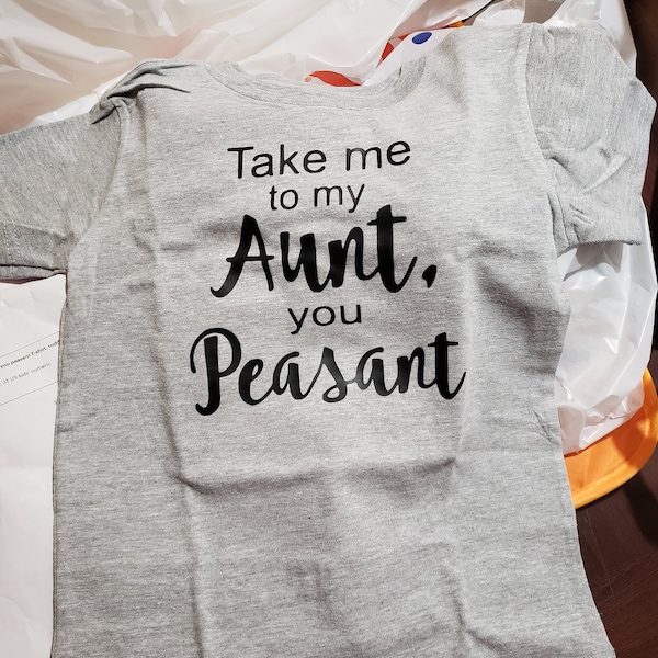 Take Me to My Aunt You Peasant Onesie - Etsy