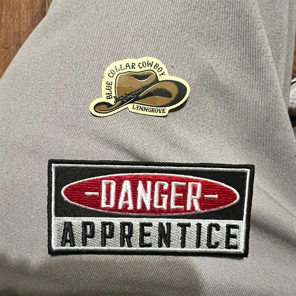 Lineman Vertical Text Vinyl Sticker - Vinyl Mayhem