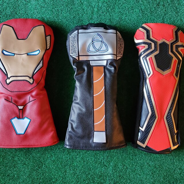 アイアンマン ヘッドカバー アイアンマン風ヘッドカバー - ドライバーまたはFWサイズ - Etsy