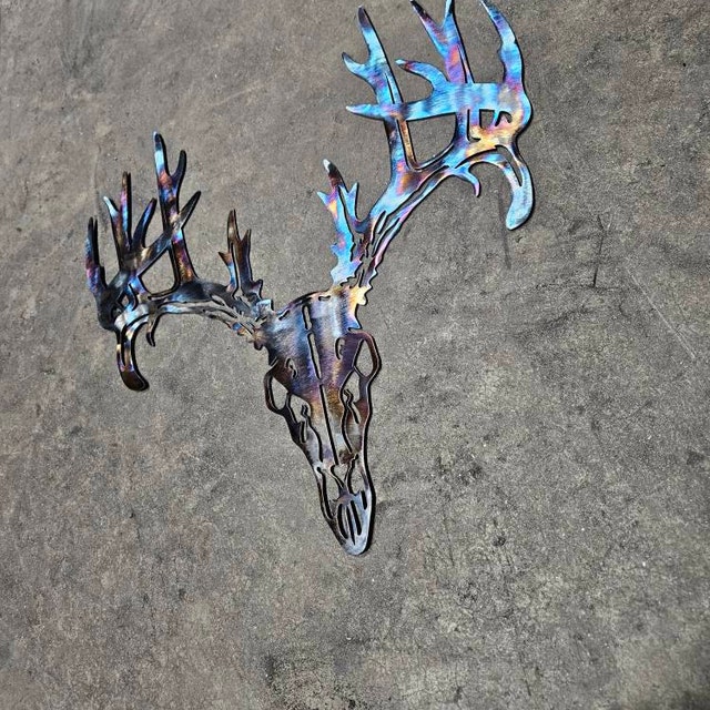Deer Skull Antlers Dxf/svg - Brightnite Metalworx Digital Download Deer Skull Antlers Dxf/svg - Brightnite Metalworx Digital Download