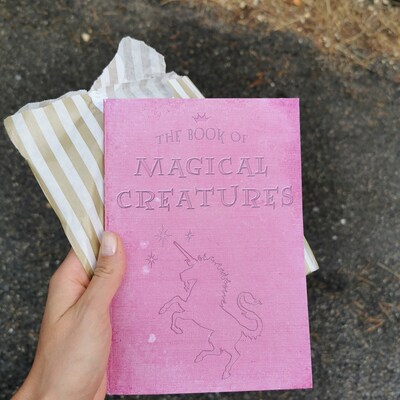 Magical Creatures A5 Notebook Unicorn Notebook Witches &amp; Wizards Back ...