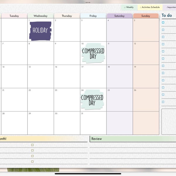2025 Digital & Printable Planner for Work-life Balance - Weekly ...