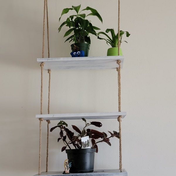 3 Tier Hanging Plant Shelf - Etsy