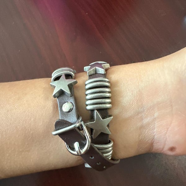 Leather Apple Watch Band - Flowering Cactus