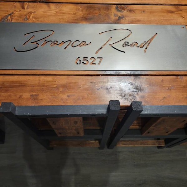 Custom Rusted Metal Sign Personalized Metal Wall Signs Farm Signs ...