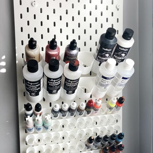 IKEA SKADIS Paint Dropper Bottle Holder Army Painter, Vallejo, Green ...