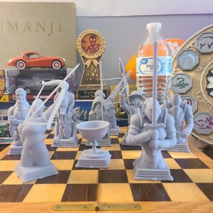 Fate Grand Order Servant Chess Set 3D Printed Kit 