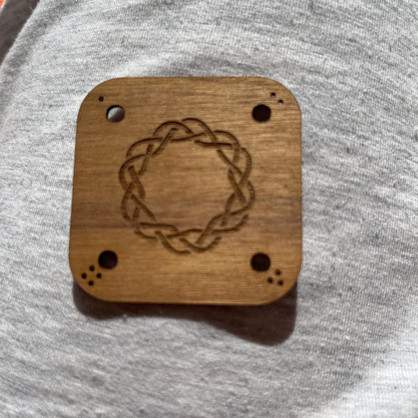 NUOBESTY Tablet Weaving Cards Set - 36 Stück Quadratische Webbretter Für Handwerksprojekte