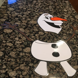 olaf snowman from warm hugs version 2 body part stateroom door etsy