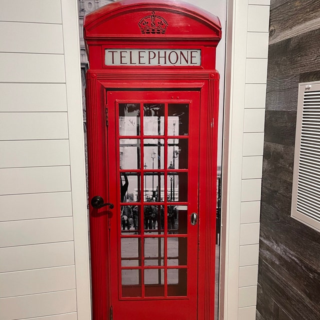 Adesivo Magnetico 3D Cabina Telefonica Di Londra - Souvenir Viaggio, Magnete Da Frigorifero Per Decorazione Casa E Cucina