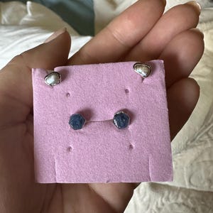 Customer photo from toridevlin, Large Raw Pearl Stud Earring